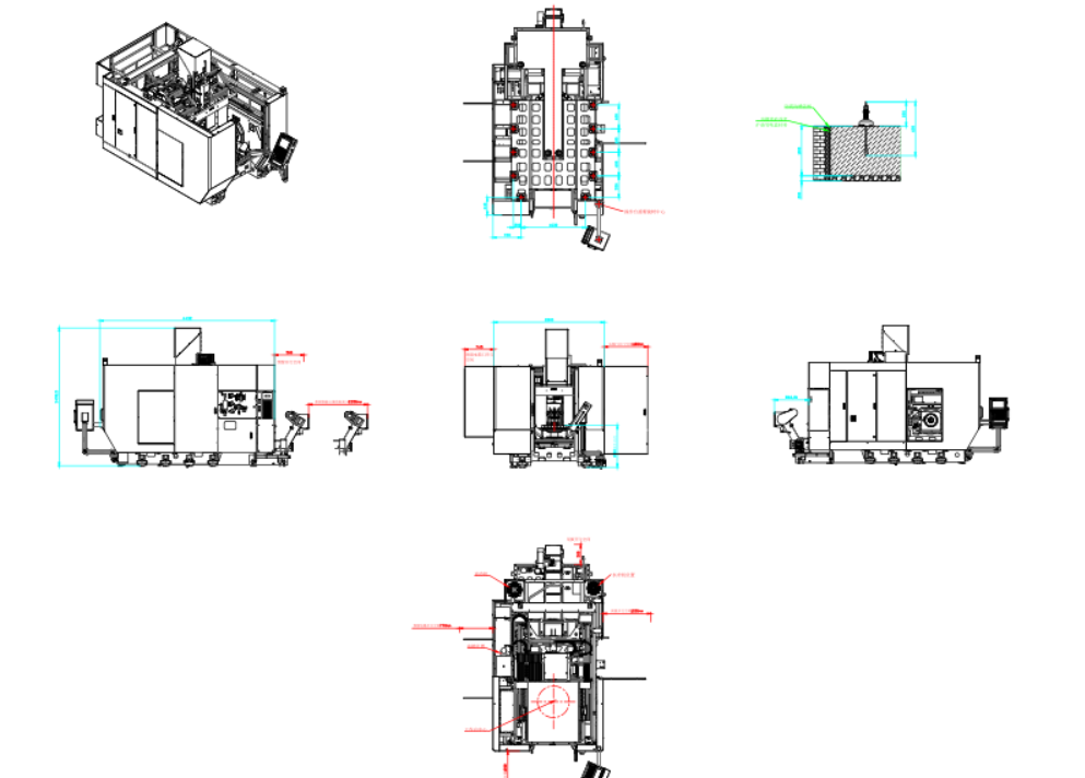 High-gudun daidaici gada irin machining cibiyar CBS650 (2)